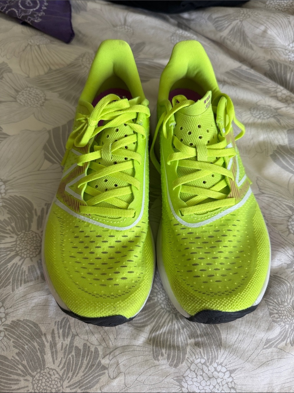 New Balance Neon Yellow Athletic Running Shoes